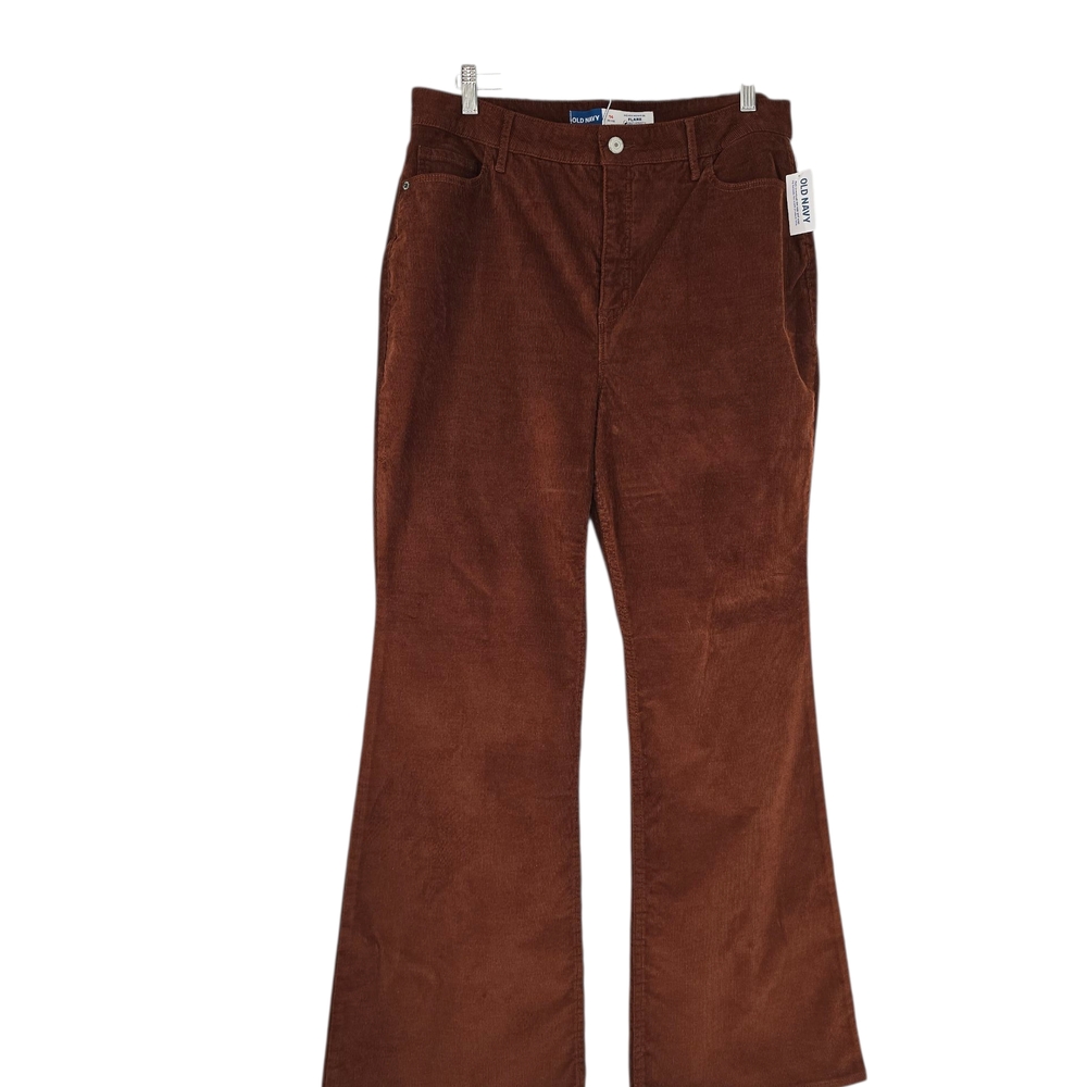 NWT Old Navy Size 14P Women's Rust Corduroy Pants - Picture 3 of 13